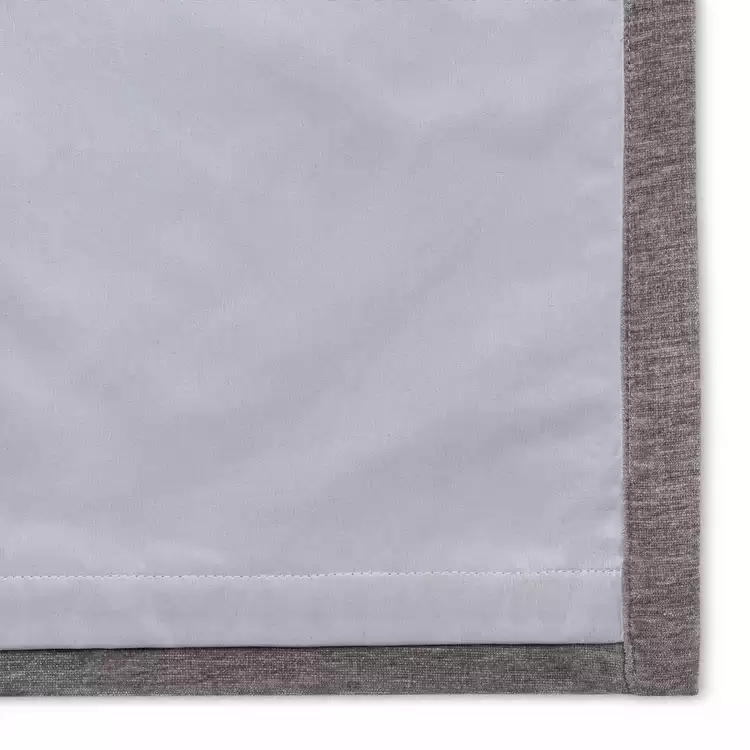 Habitat Blackout Eyelet Curtains - Grey - 117x137cm