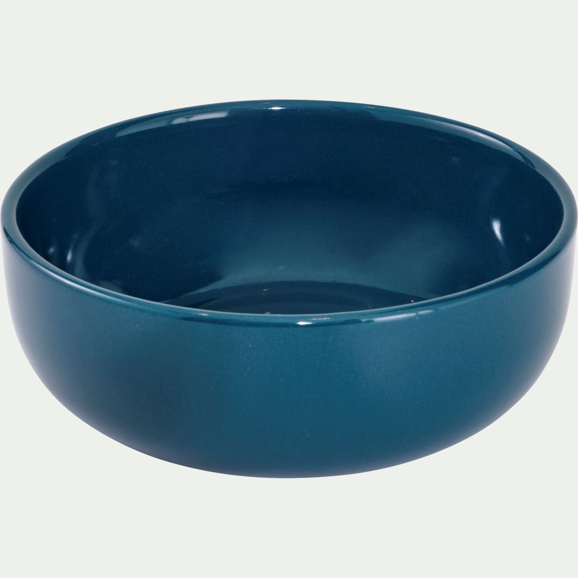 SELMA - Assiette creuse en faïence D15cm - bleu figuerolles