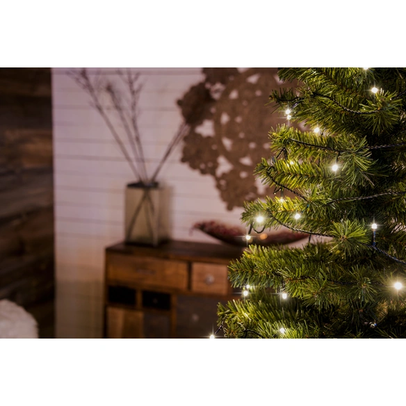 Micro LED Lichterkette, 50 LEDs, Gesamtlänge 643 cm, warmweiß