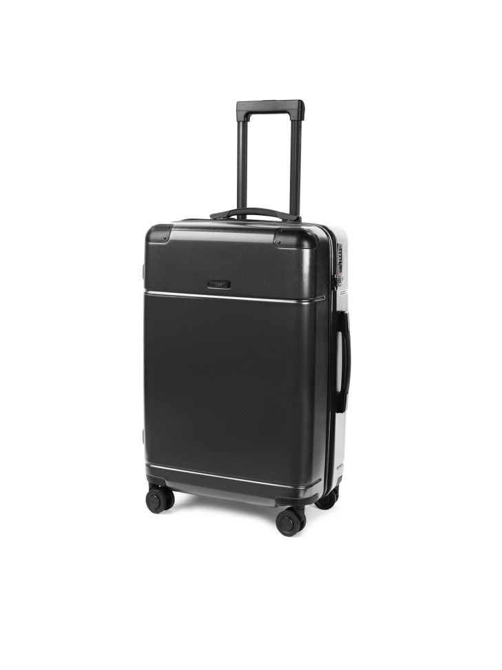 Robust PC medium suitcase on swivel wheels