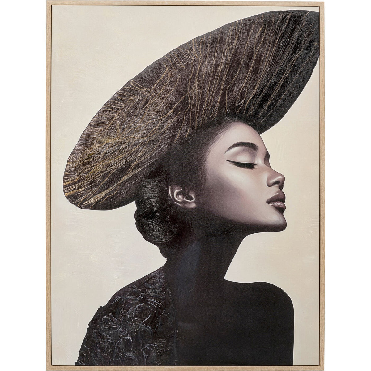 Kare Design Schilderij Aesthetic vrouw rechts 90x120cm