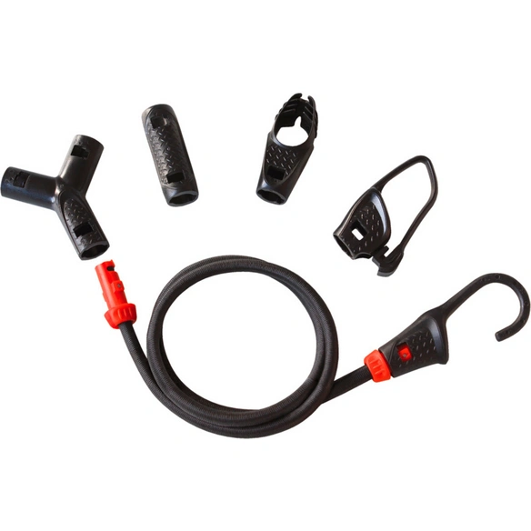 Bungee-Set, bis zu 40 kg tragfähig, Kunststoff/Stahl