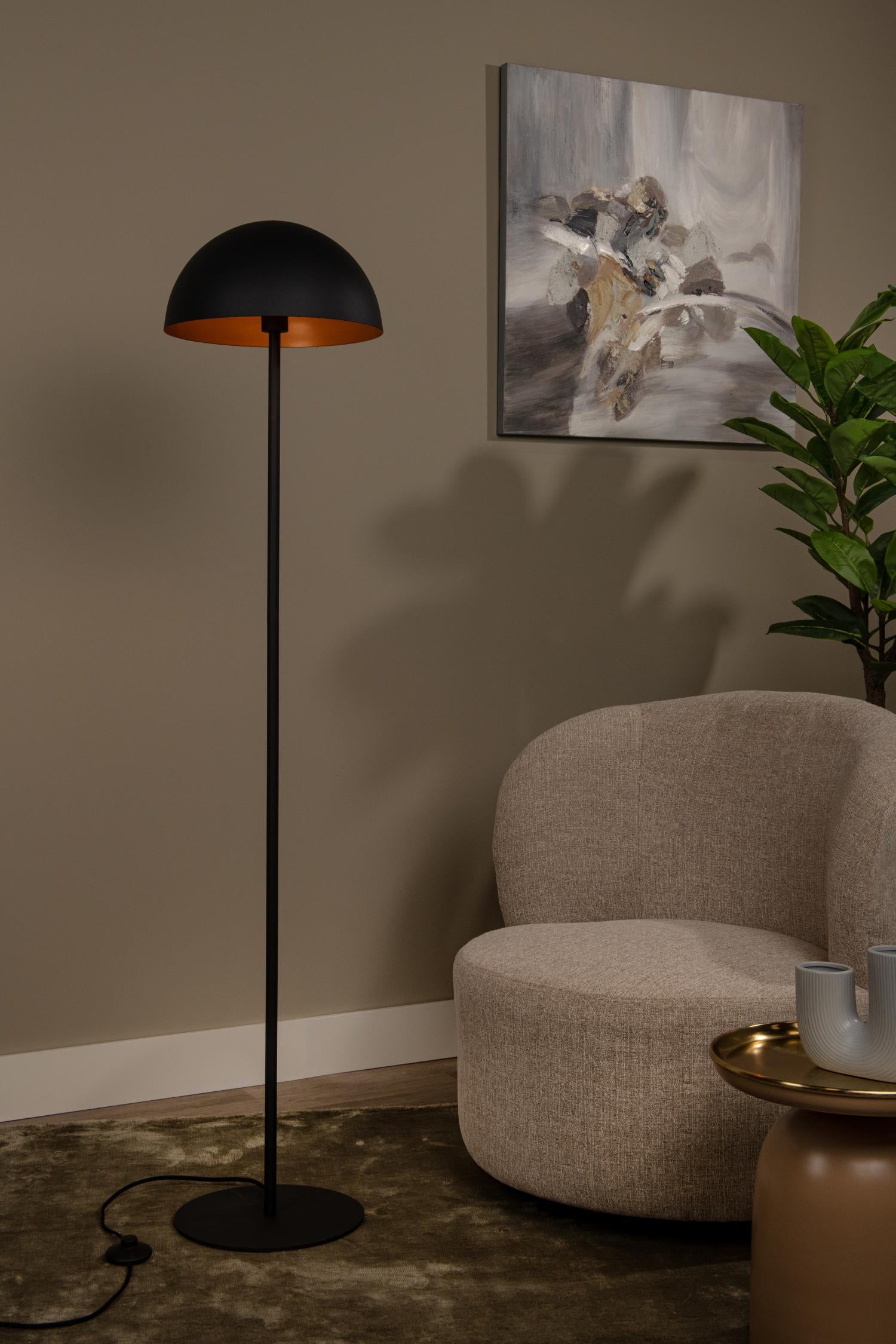 Lucide vloerlamp SIEMON - 1xE27 - Zwart