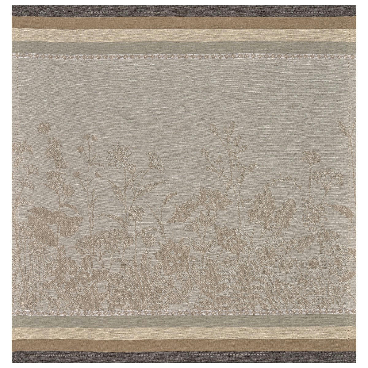 INSTANT BUCOLIQUE - Serviette en lin chaton 58 x 58
