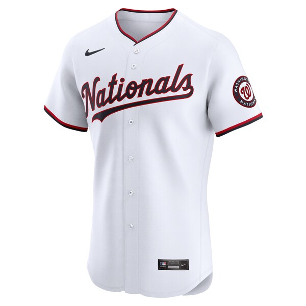 Luis Garcia Washington Nationals Nike Home Elite Player Jersey - White