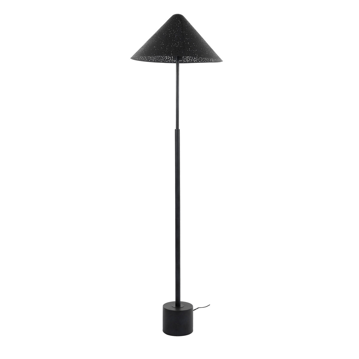 Giga Meubel Vloerlamp Kosmos - Zwart Metaal - 45x45x154cm