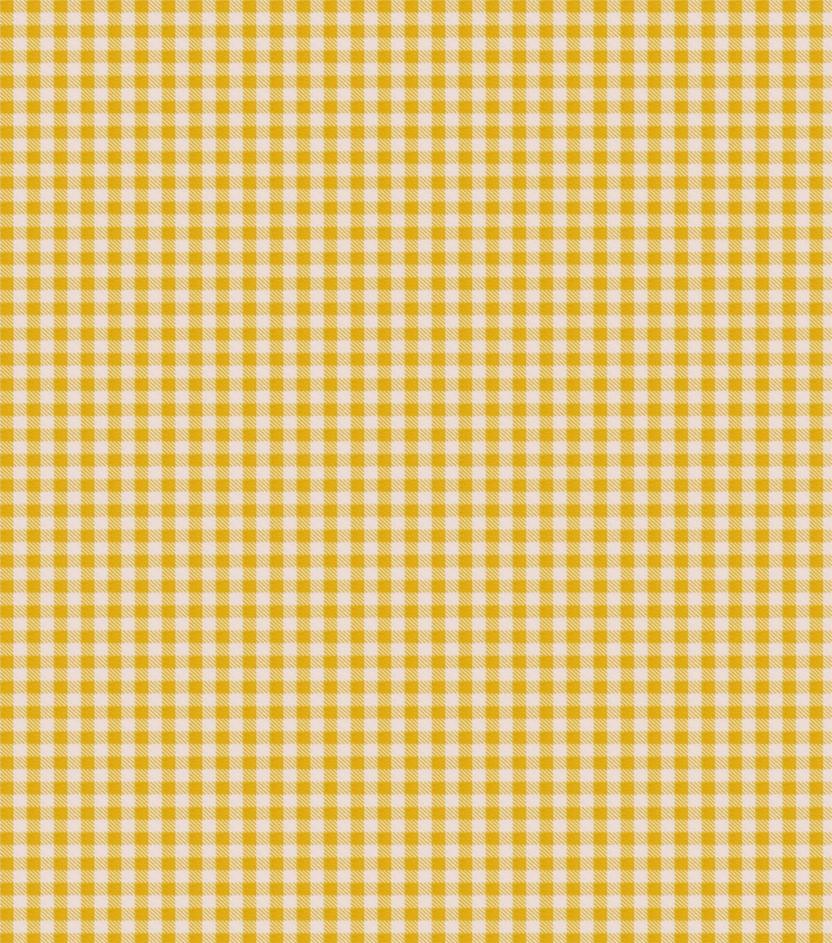 POP! Yellow Check Super Snuggle Flannel Fabric