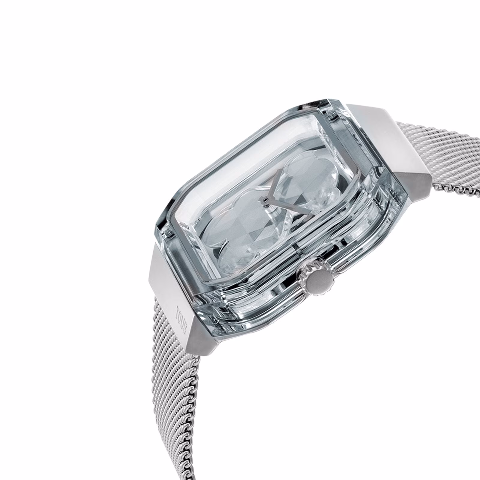 Reloj analógico con brazalete de acero D-Bear Party