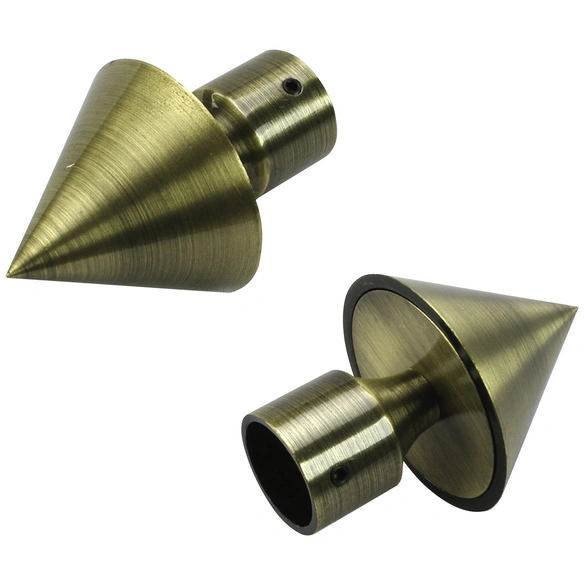 Endstück, Blues, Kegel, 20 mm, Bronze