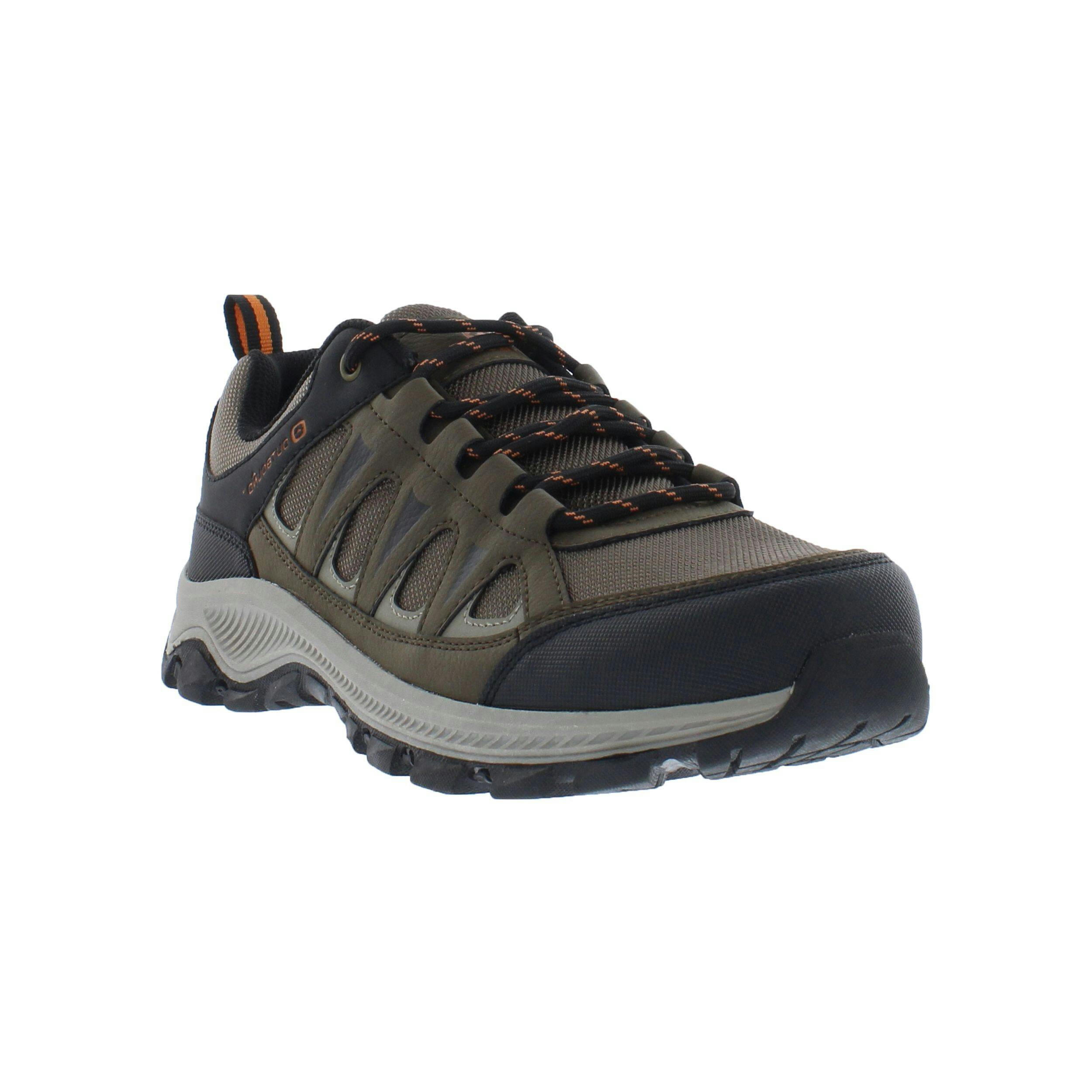 Outbound Pace Men's Low-Cut Criss-Cross Laced Hiking Shoes, Grey