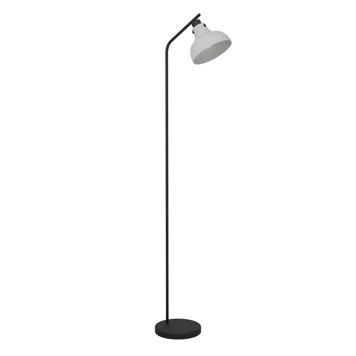 EGLO vloerlamp Matlock - e27 - 158 cm - grijs/zwart - staal