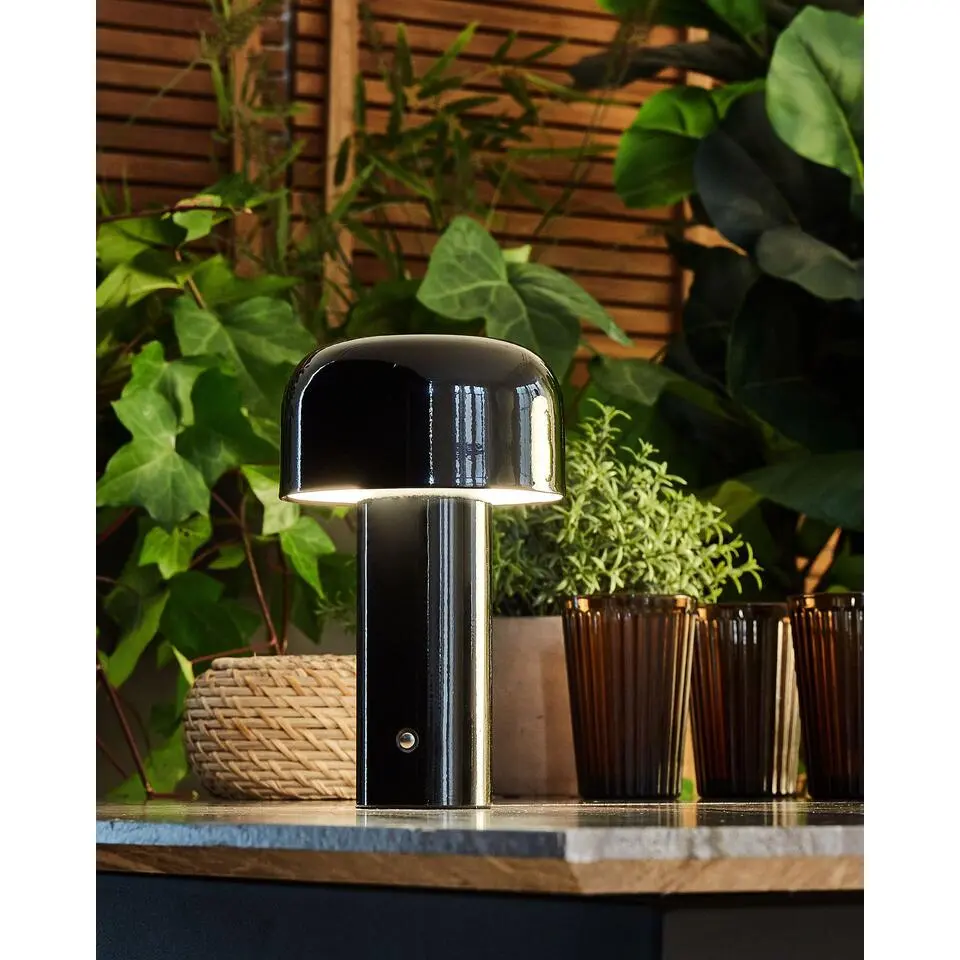 BESOS - Tafellamp - Zwart - IJzer