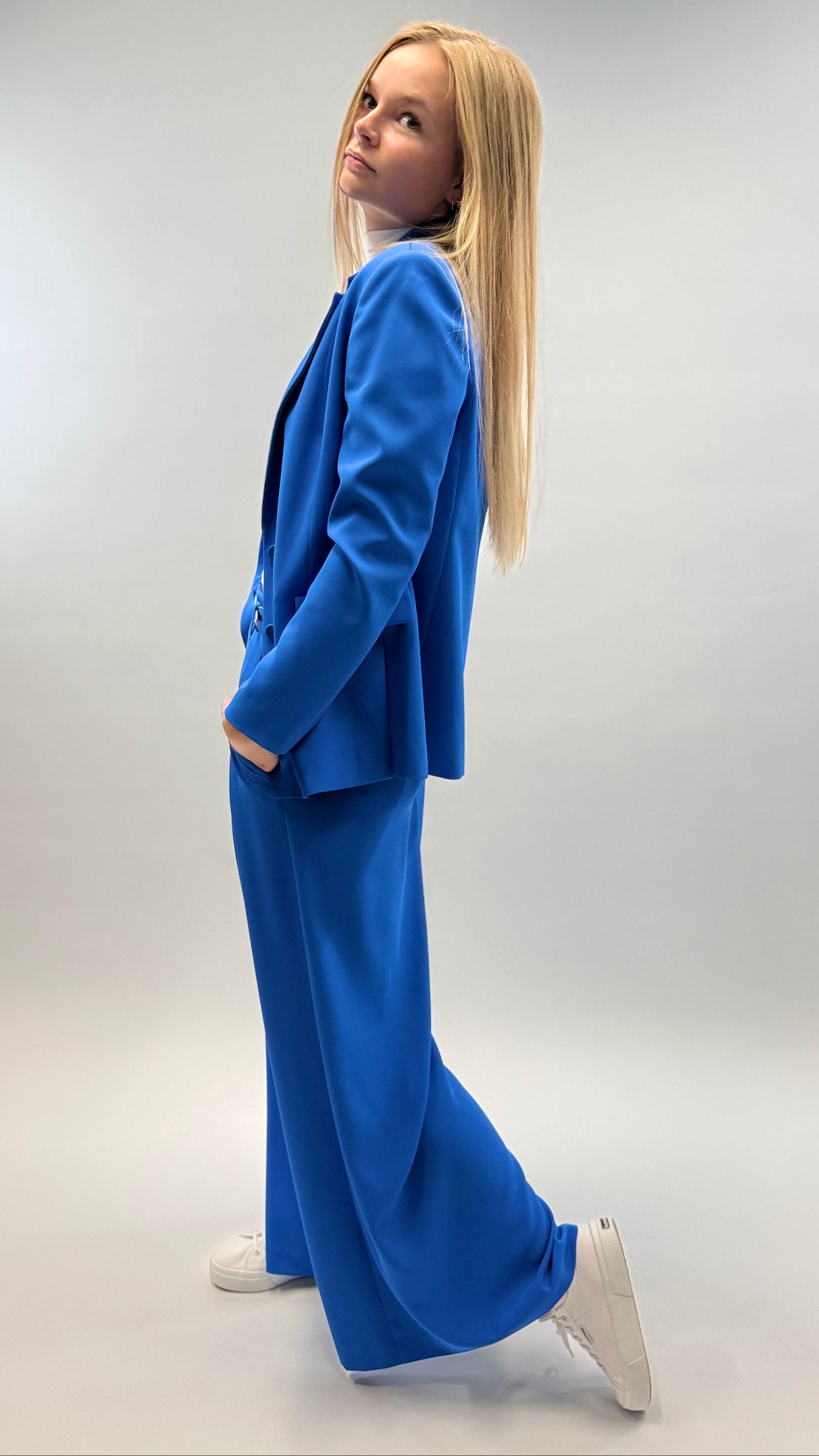 BLAZER STRAIGHT MIT SCHLITZEN