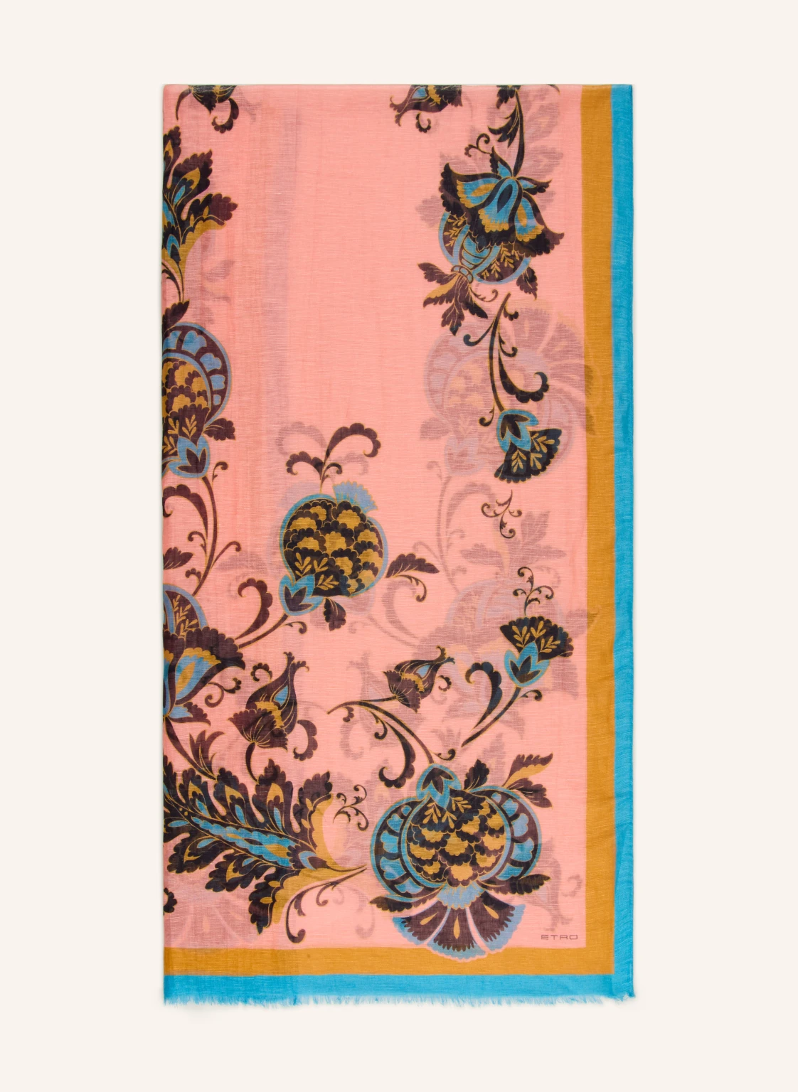 ETRO Schal mit Leinen