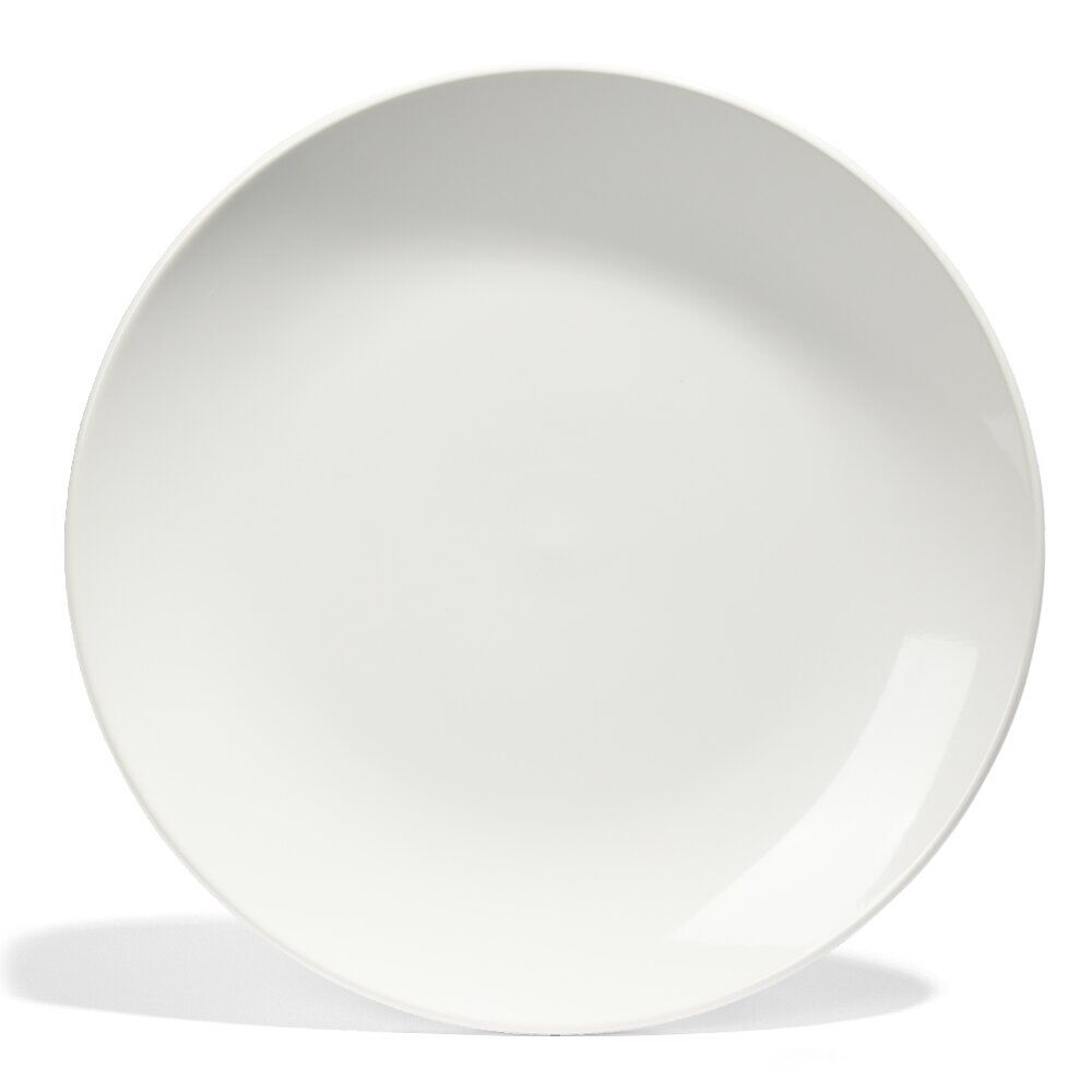 Assiette plate Madrid faïence blanche Ø27cm