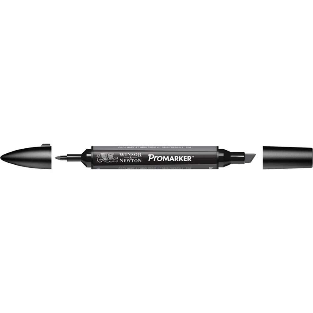 TUSJ PROMARKER WINSOR & NEWTON NR CG4 KJØLIG GRÅ 4
