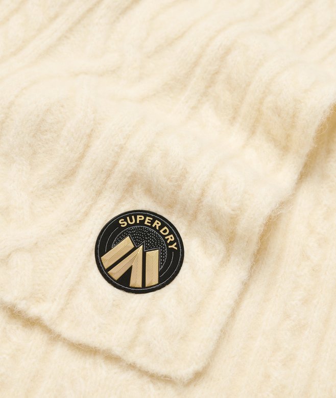 Cable Luxe Knit Scarf