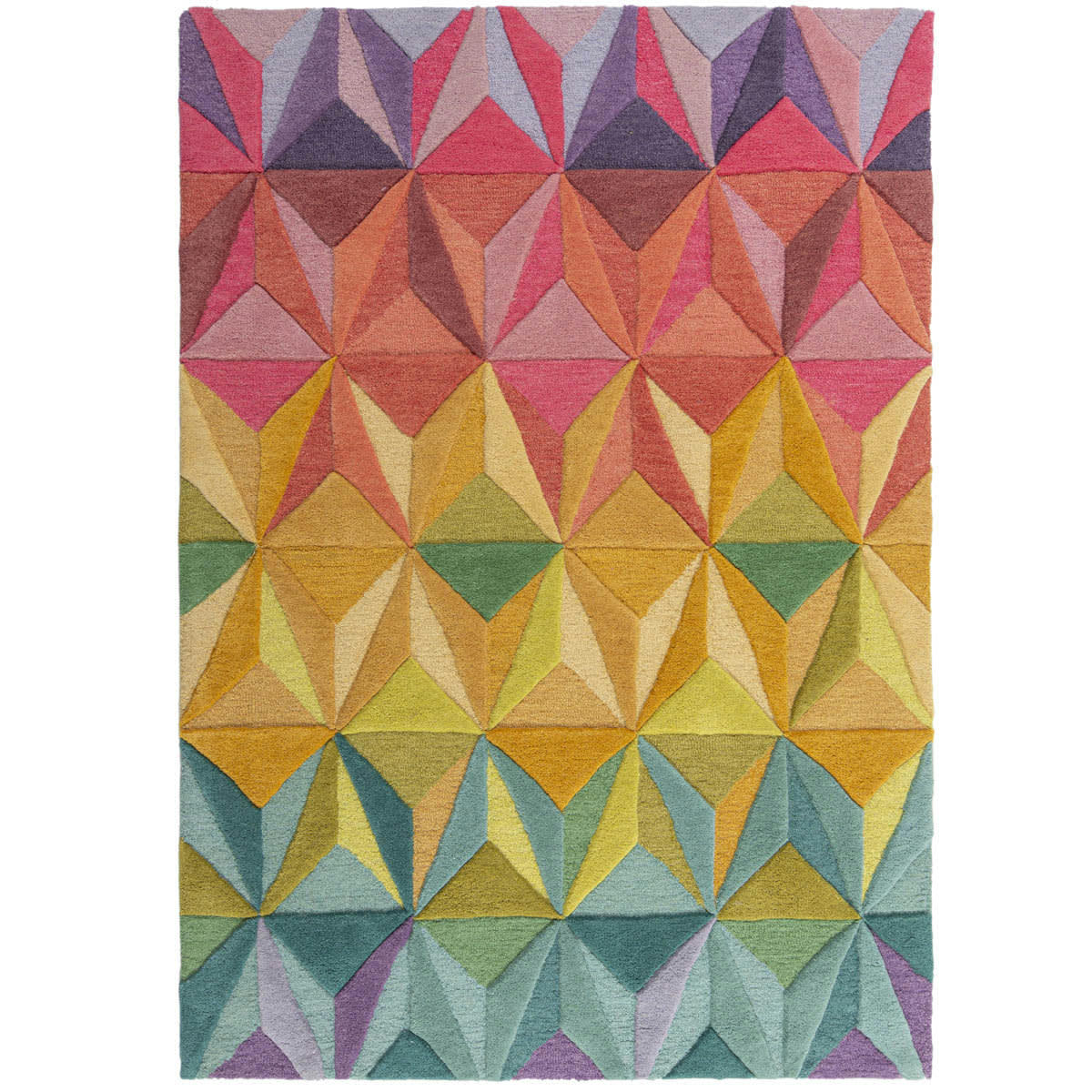 FR DESIGN - Tapis design multicolore 120 x 170