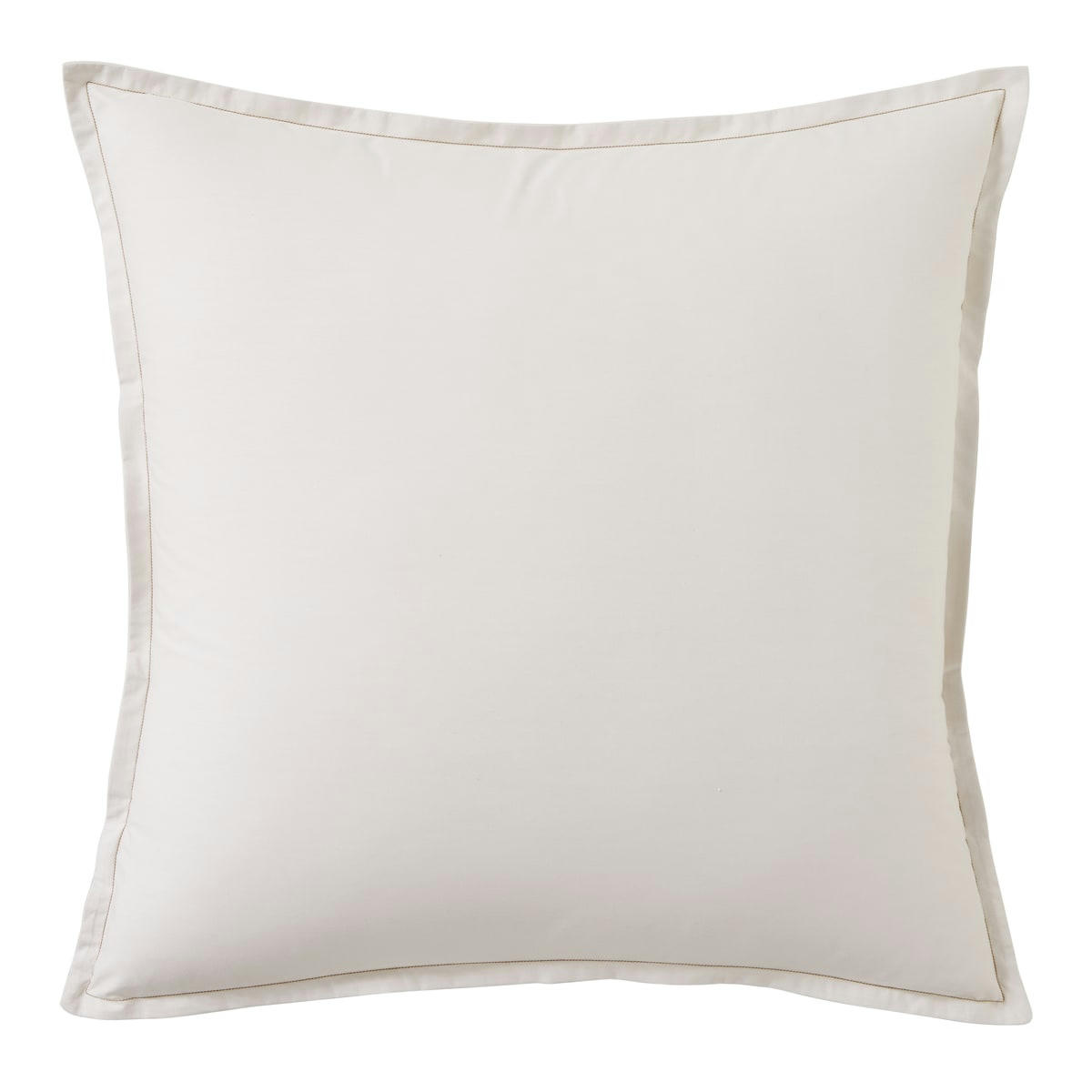 ALBATRE - Taie d'oreiller unie en coton blanc 64x64