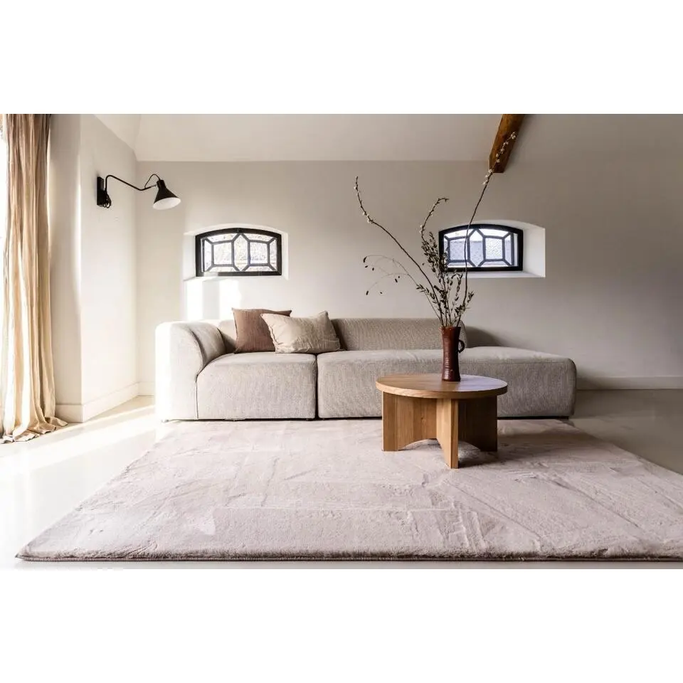 Interieur05 Hoogpolig Vloerkleed Lux Beige - 330 x 240 cm