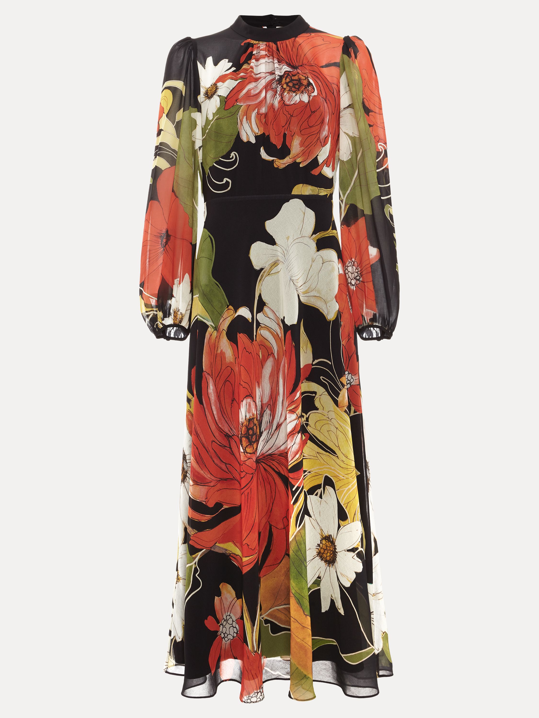 Phase Eight Eve Floral Printed Midi Dress