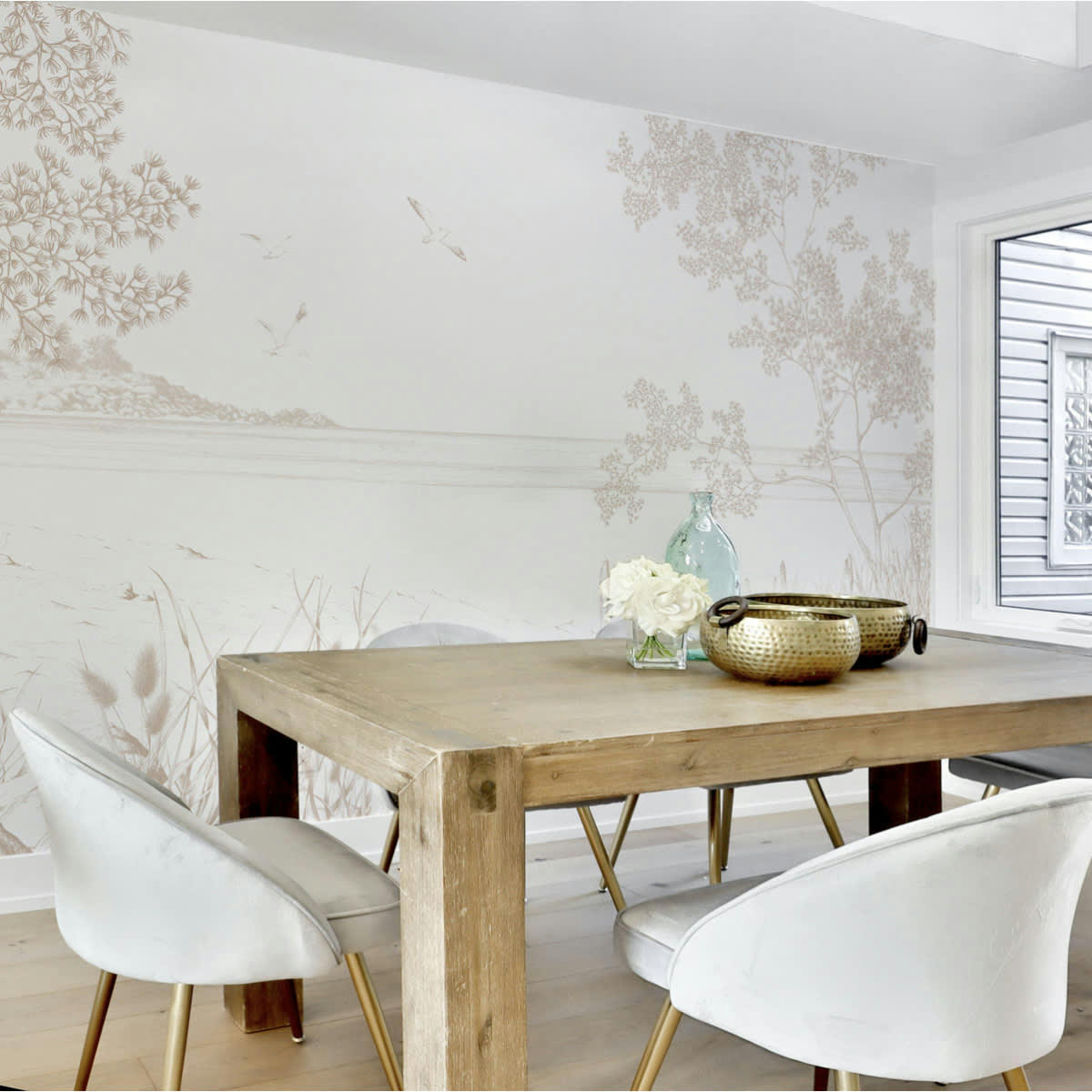 - Papier peint panoramique côtes sauvages 375 x 250 cm