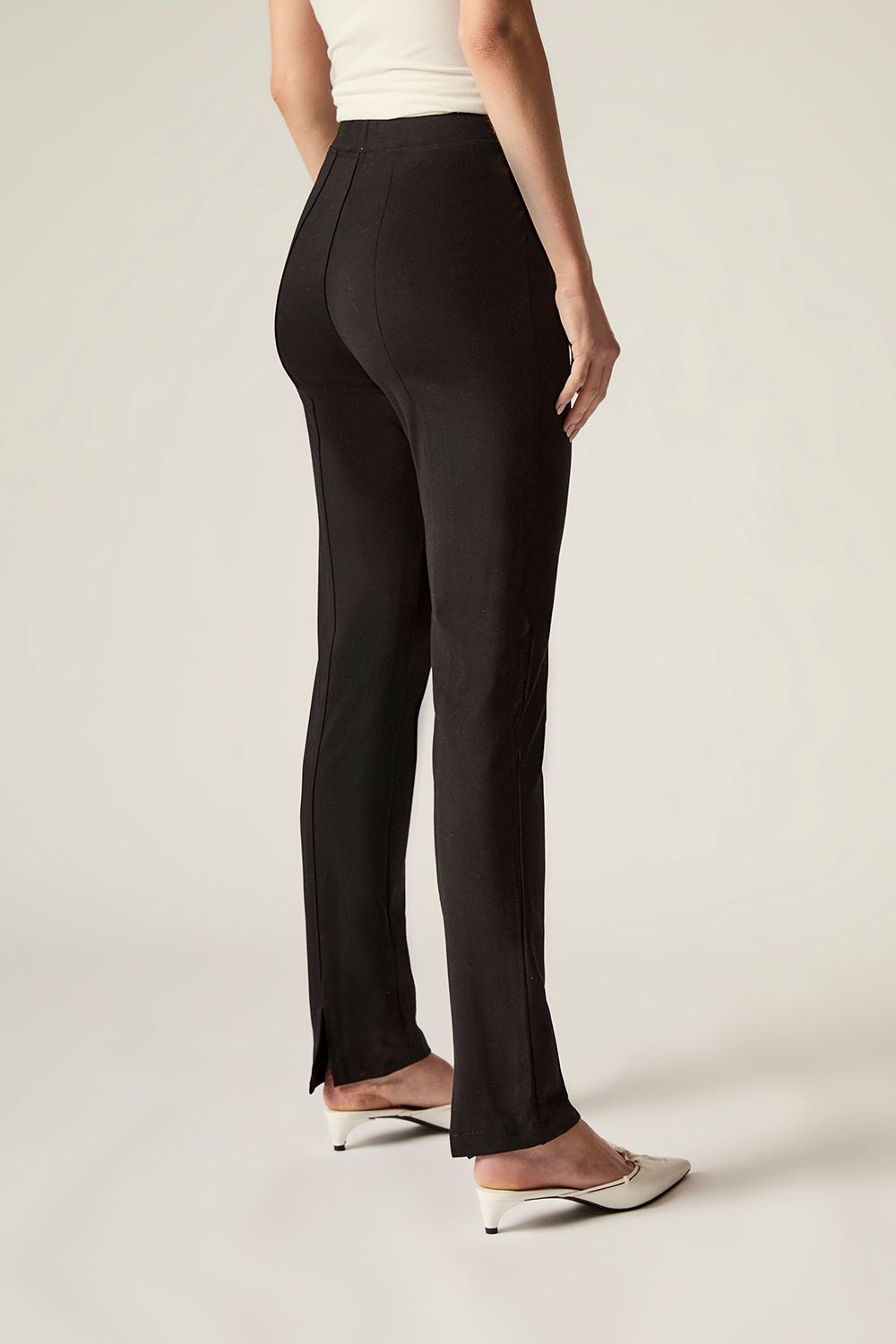 James Lakeland Cigarette Trousers Black