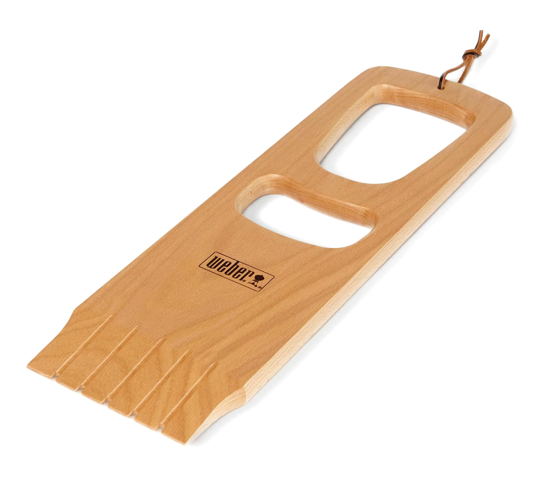 Weber Hardwood Grill Scraper w/ Thick, Heavy-Duty Scraper Edge