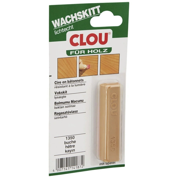 Wachskitt, 20 g, buche, inkl. Spatel