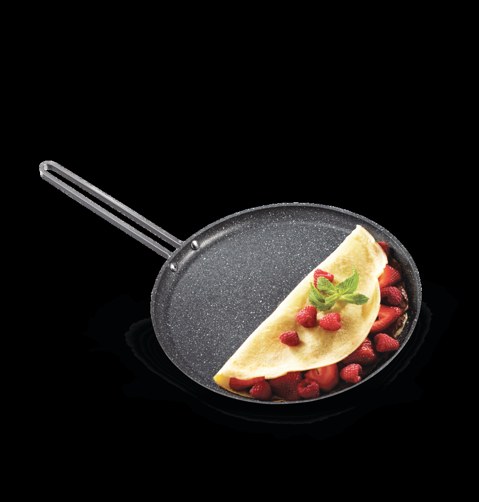 Heritage The Rock Forged Aluminum Multi-Pan Frying Pan, Oven Safe, Black, 25.4cm