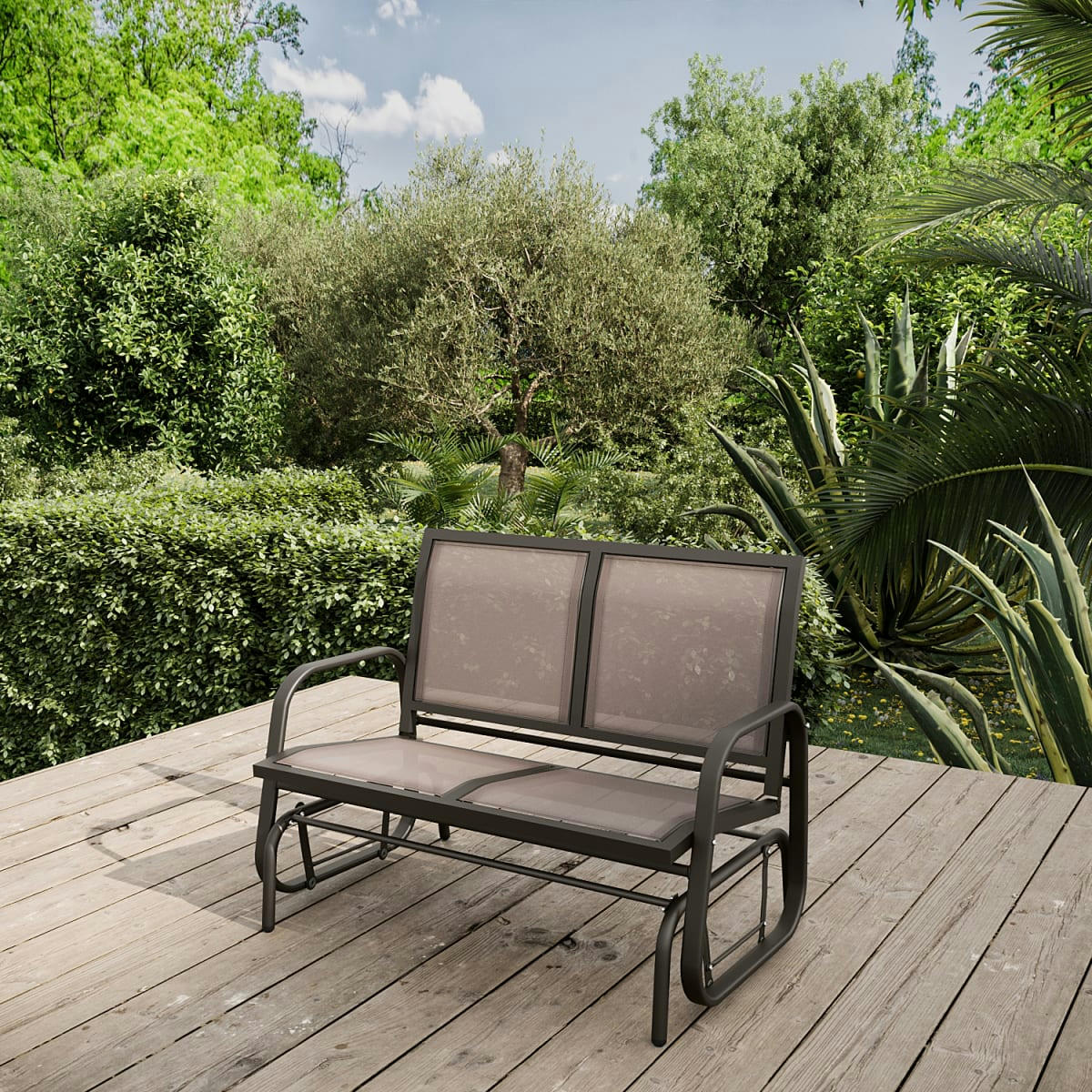 - Banc De Jardin A Bascule 