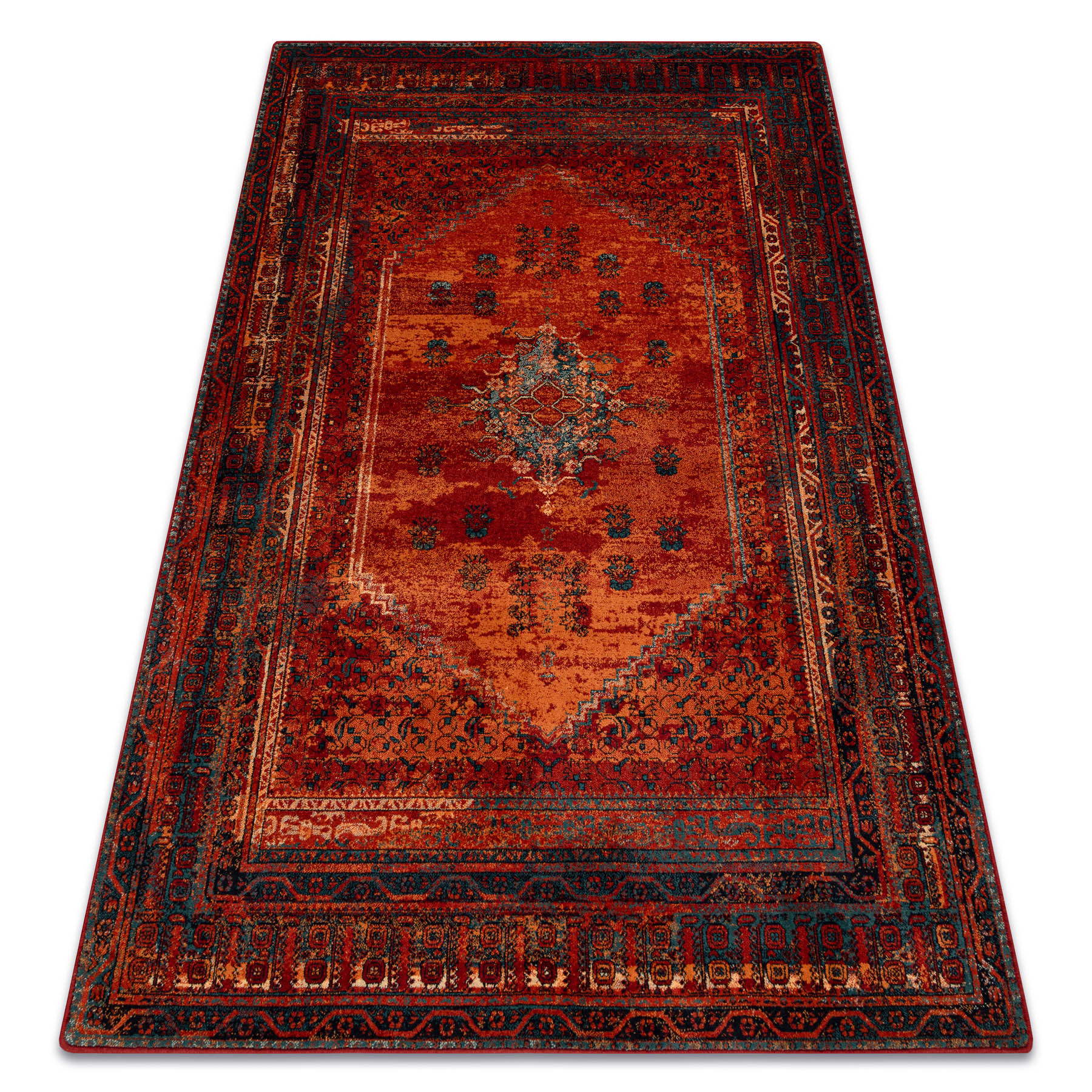 Dywan wełniany OMEGA MISTIK czerwony 66x100 cm