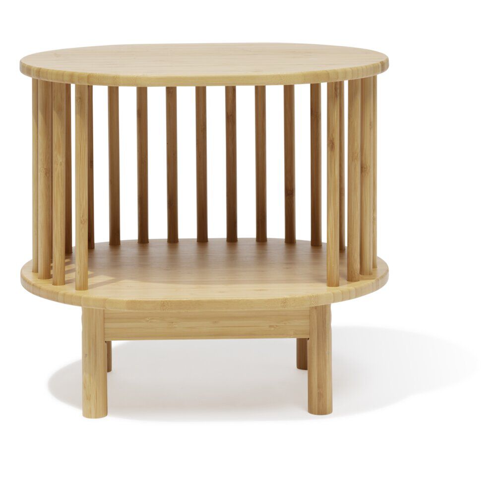 Chevet Gaïa bambou naturel - L46xP35xH41,5cm