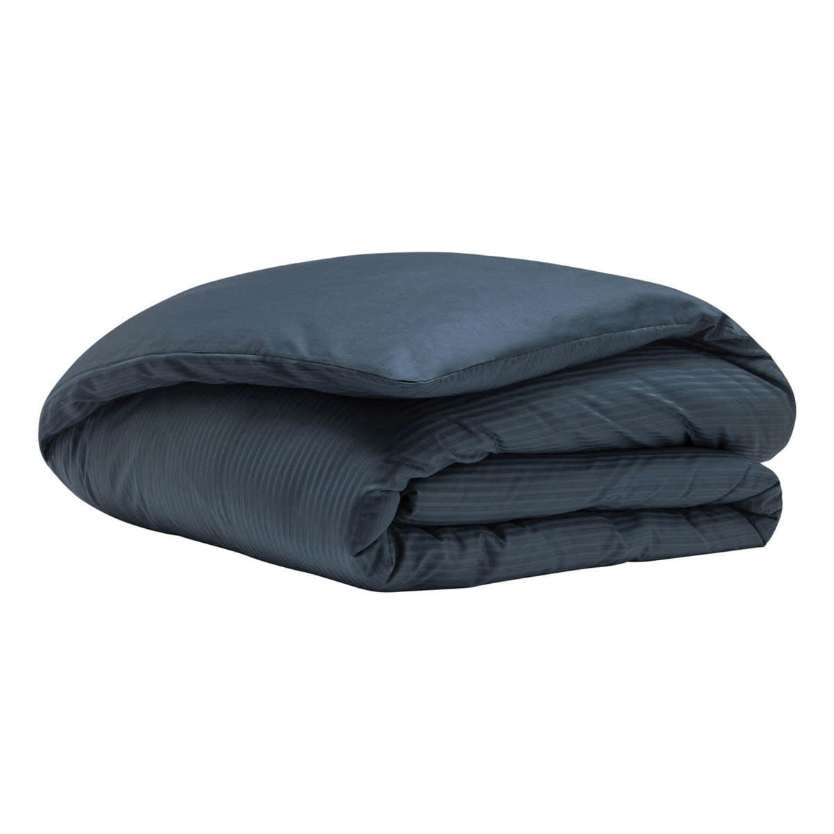 GRAND HOTEL - Housse de couette en satin de coton bleu 260x240