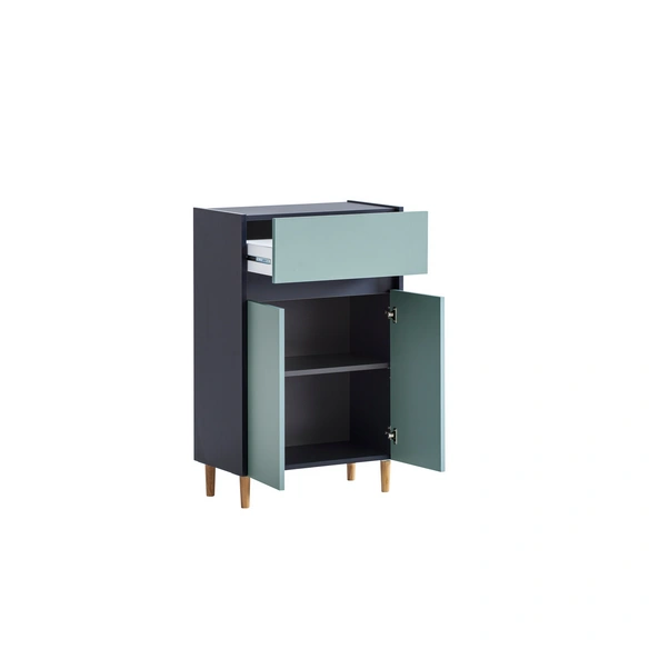Highboard »Lovis«, BxH: 57 x 90,3 cm, blau