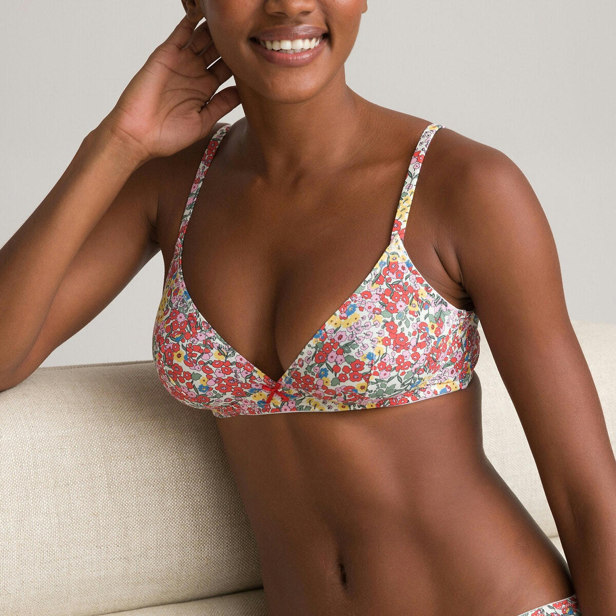 Soutien-gorge triangle sans armatures microfibre