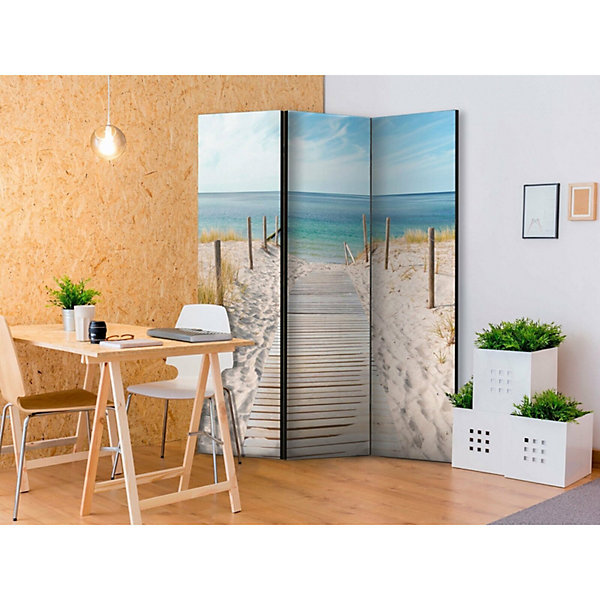Paravent vacances à la mer 3 volets 135 x 172 cm