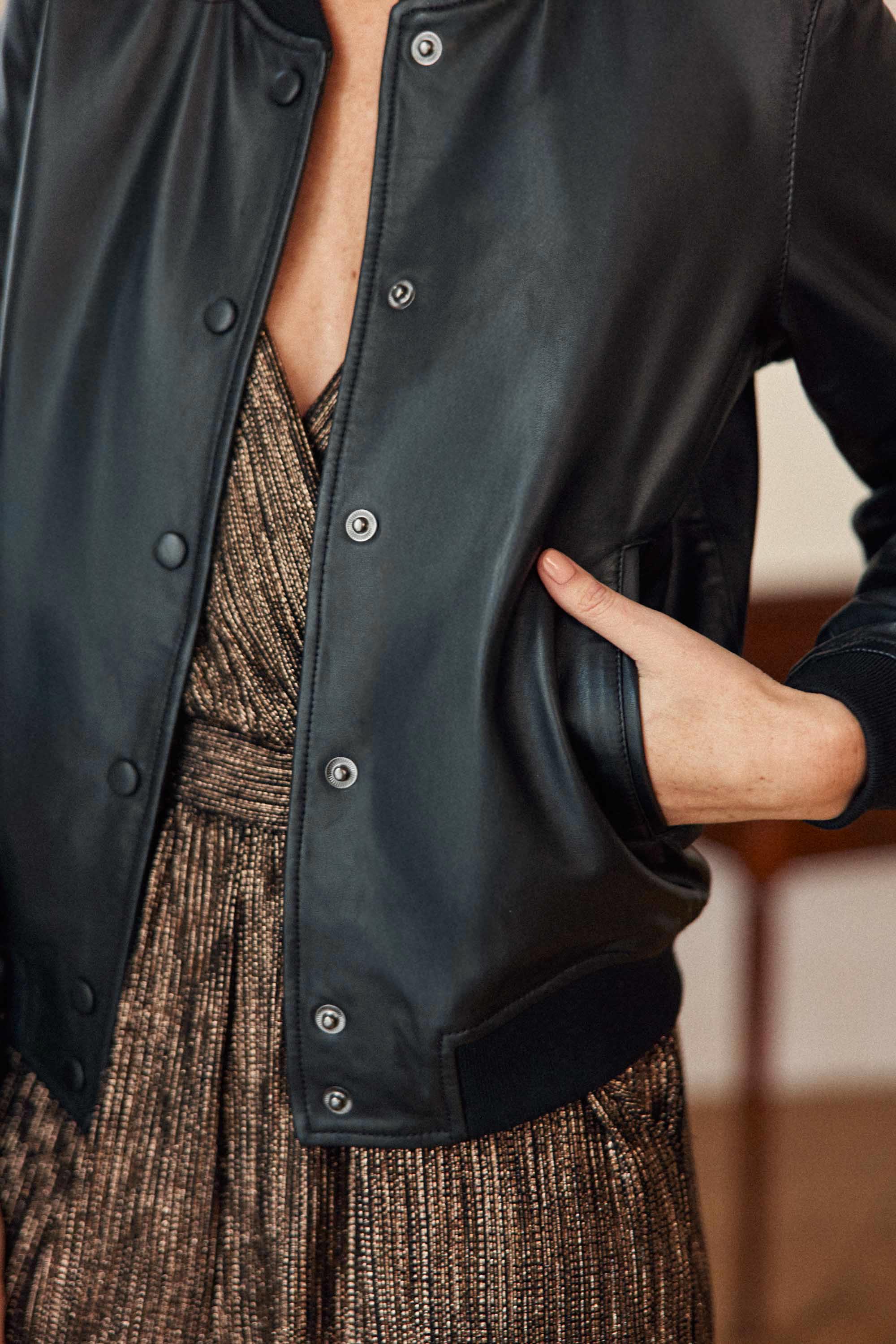 Volene - Blouson en cuir