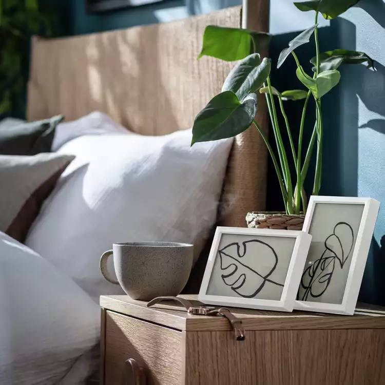 Habitat Aluminus White Metal 2 Pack Picture Frames - 10X15cm