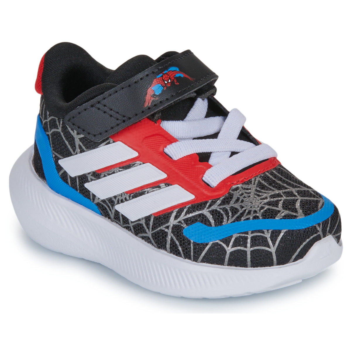 adidas - RUNFALCON SPIDER-MAN EL I - Black / White / Red