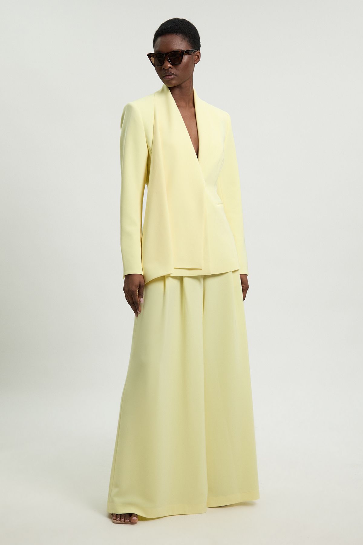 KarenMillen Soft Tailored Single Breasted Blazer