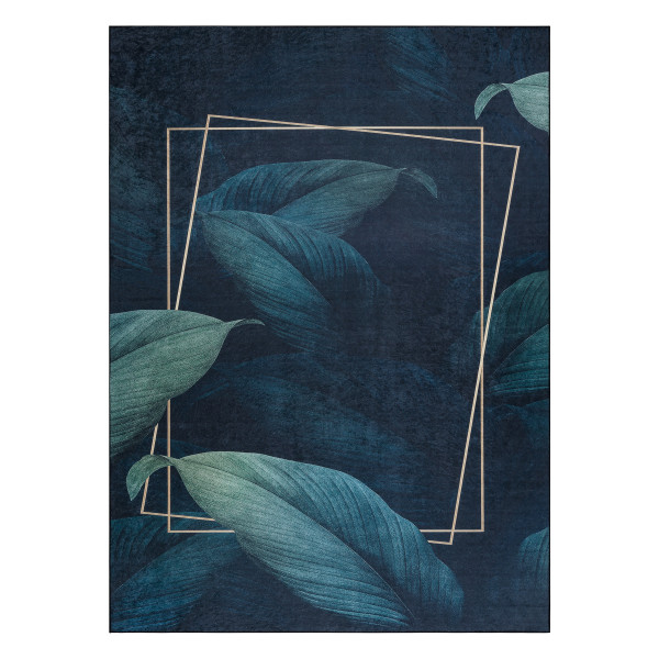 Dywan do prania ANDRE 1170 Liście, geometryczny 80x150 cm