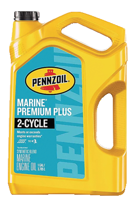 Pennzoil Marine Premium Plus 2-Cycle Engine Oil, 5-L