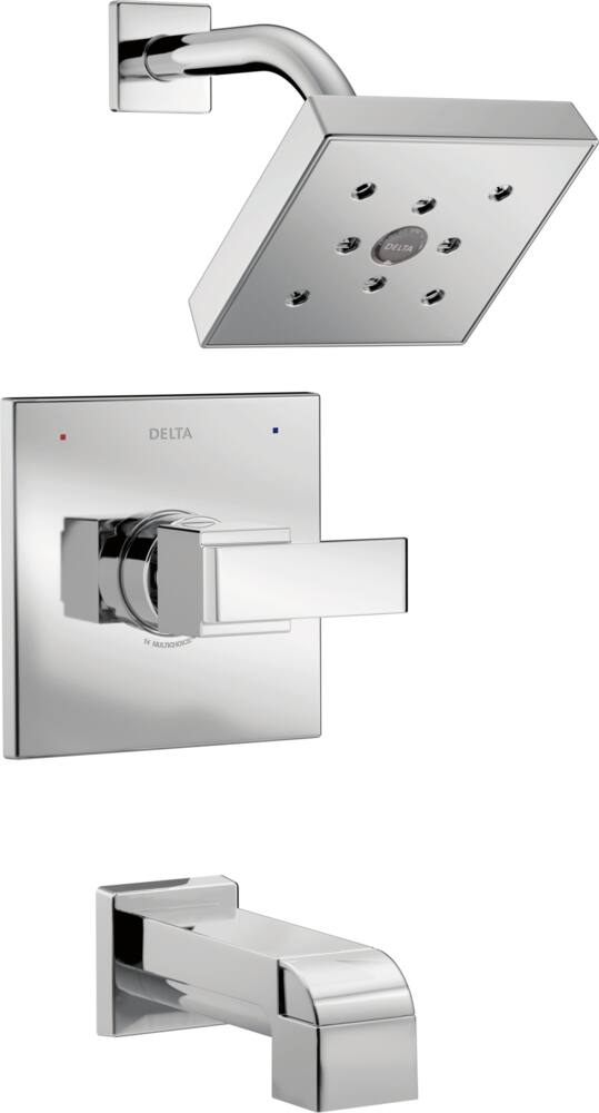 Delta Faucet Ara Monitor® 14 Series Single Handle H2Okinetic Bathtub & Shower Trim Kit, Chrome