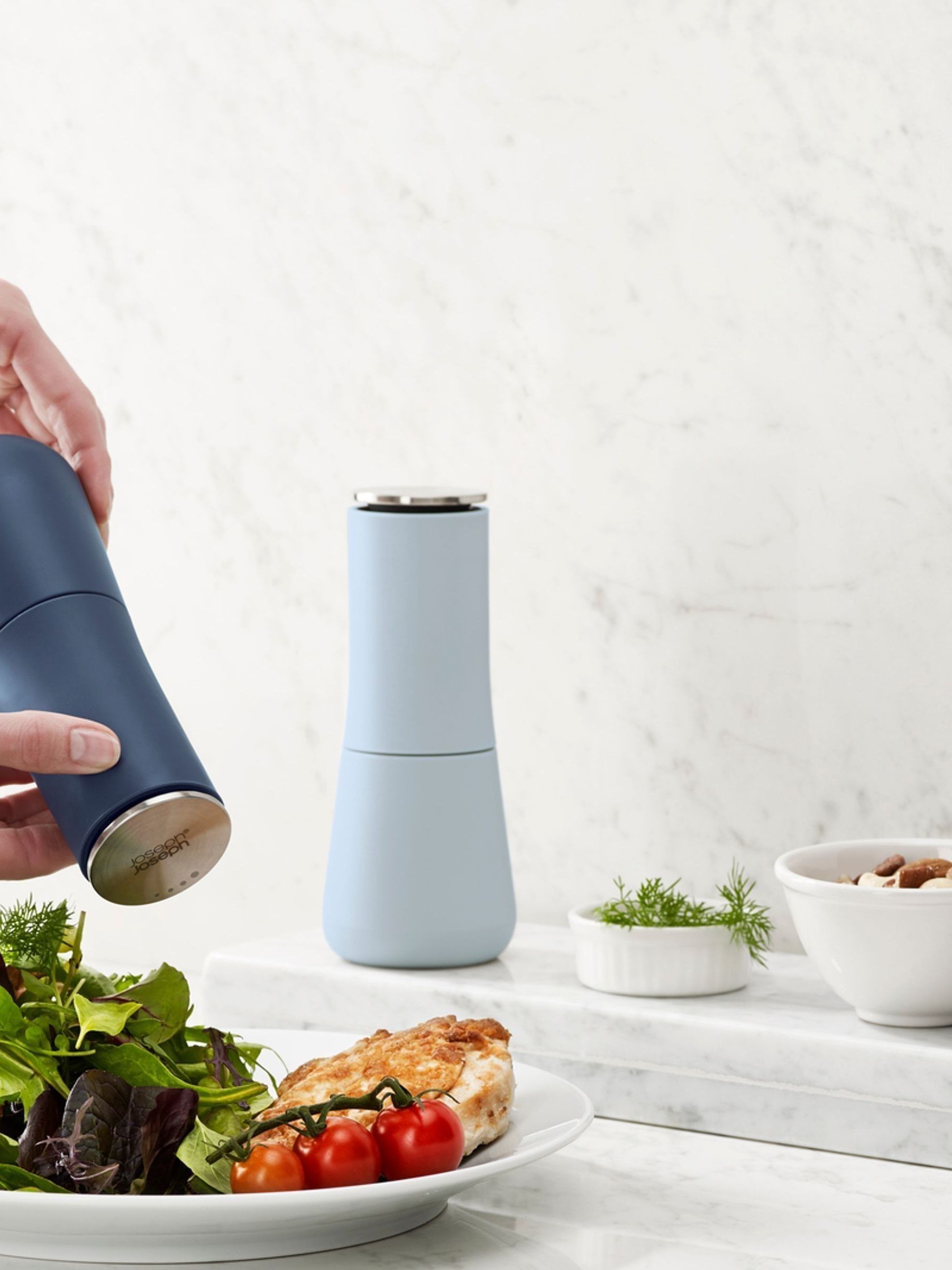 Joseph Joseph Blue Milltop Editions Salt & Pepper Set