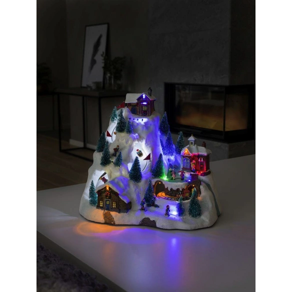LED-Szenerie, Kunststoff, BxHxL: 20,5 x 27,5 x 31 cm, inkl. Leuchtmittel