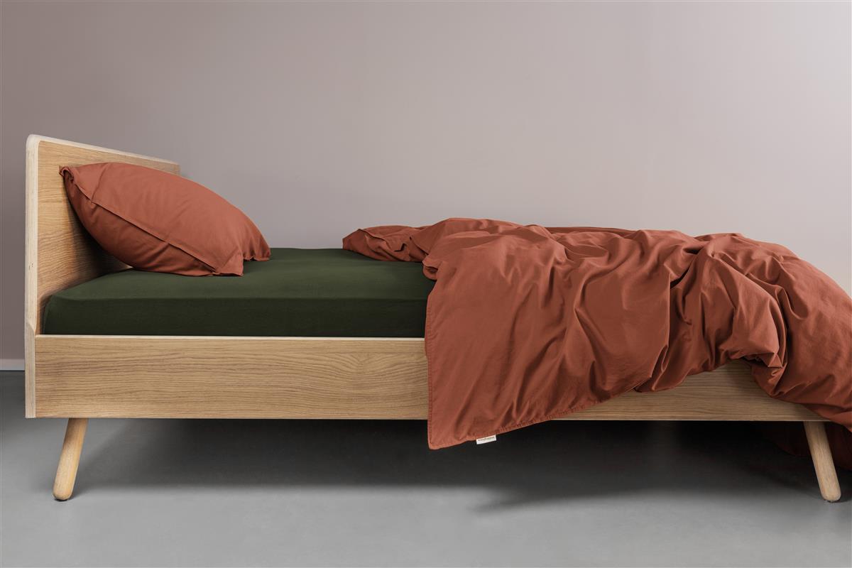 Beddinghouse Jersey - Topper Hoeslaken - 90x200/220 - Donker Groen