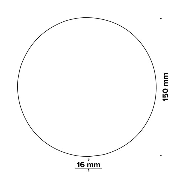 Meule pour touret Universal 150 x 16 x 12.7 mm, Grain 60