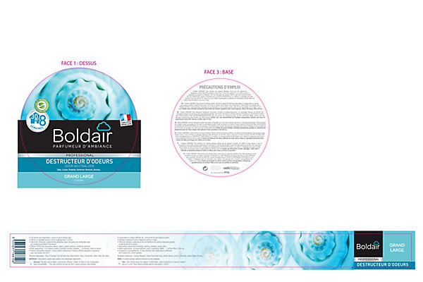 Destructeur d'odeurs gel Boldair grand large 300g
