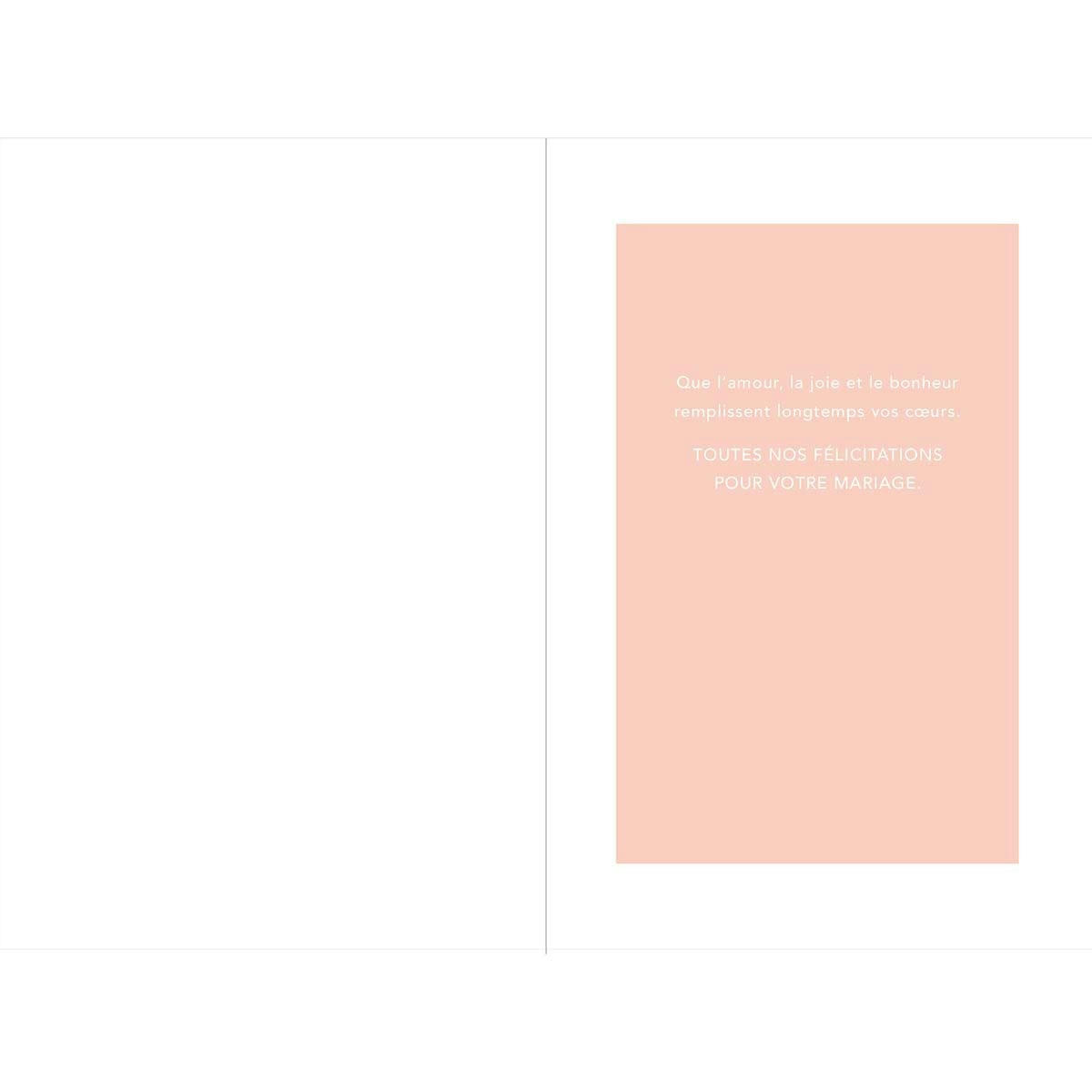 - Carte Mariage Pièce Montée Dorée